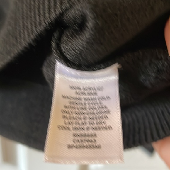 Bp relaxed blue black uneven  stripe mock neck sweater - Picture 5 of 6